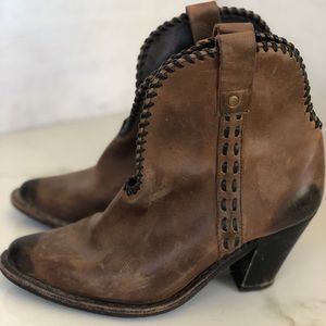 Leather ankle boots by Jeffrey Campbell